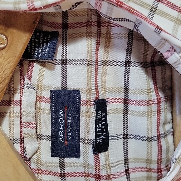 XL ARROW CHECKERED SHIRT - Picture 7 of 7